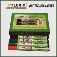 Spidol Whiteboard Florix Fliptop Slim Florix (Warna non Hitam)