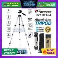 Weifeng Portable Tripod Stand 4-Section Aluminum Legs WT-3110A - 384