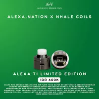 Alexa Titanium RDA 22MM Limited Edition Authentic By Alexa
