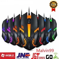 MOUSE GAMING LED MOUSE WIRED GAMING MOUSE KABEL USB