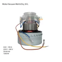 Spare Part Vacum Cleaner Motor Vacuum / Mesin vacum / wet and dry 30 L