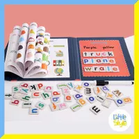 Mainan Edukasi Magnetic Spelling Game Belajar Kosakata Buku Book