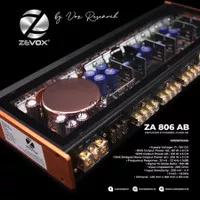 power amplifier mobil ZEVOX ZA 806 AB 6chanel class AB by fox research