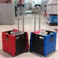 Troli Box portable lipat folding trolley trolli galon sayur dlll