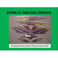 Motor Honda Supra Fit 2004 Disc Stiker / Lis / Striping / Stripping