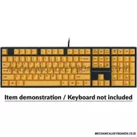 Ducky Yellow PBT Dye Sublimated Keycap Set