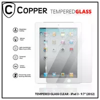 Ipad 3 / 9,7" (2012) - COPPER TEMPERED GLASS FULL CLEAR