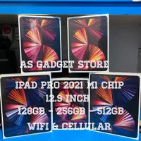 IPAD PRO 2021 M1 Chip 12.9 5G 128GB 256GB 512GB 1TB 2TB Wifi Cellular