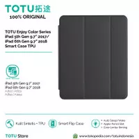 TOTU iPad 5/6 9.7" 2017/2018 Smart Case TPU dengan Pencil Slot Flip