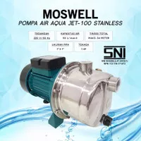 MOSWELL AQUA JET 100 pompa air semi jet stainless steel