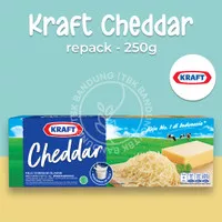 Kraft Cheddar Repack 250g Keju Cheddar Olahan