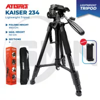 Tripod camera dslr attanta kaiser 234 + bag / tripod video - KAISER 234