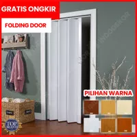 Penyekat Ruangan Folding Door Pintu Lipat Pvc Free Survey Ukur