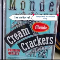 Monde biskuit kaleng-cream crackers 1.2kg