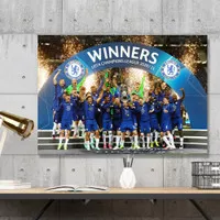 CHELSEA Poster Chelsea A3+(31x46cm) UCL 21 WINNERS