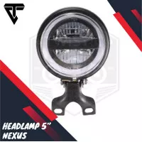 Daymaker Headlamp 5 inch LED Lampu Depan Nexus Motor Custom Universal