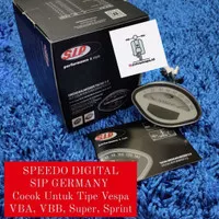 Speedo Digital Vespa White SIP Germany Untuk VBA VBB SUPER Sprint