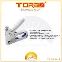 Tora Staples Gun Staple Tembak 3 in 1 Heavy Duty Chrome Body