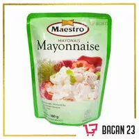 Maestro Mayonnaise ( 180 gr ) / Mayonais Original Pouch / Bacan 23