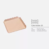 Cake Holder (21x21 cm) - Tatakan / Alas Partisi Kue Box 22 cm