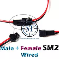 Soket Terminal Kabel Male Female Connector + Pengait + Cable Tebal