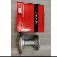 TROMOL KLX 150 D TRACKER H36 BELAKANG DOUBLE BEARING SILVER SCARLET