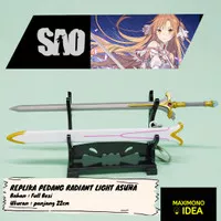 Gantungan Kunci Pedang Anime Radiant Light Asuna Sword Art Online