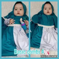 Annisa Syari / Gamis Bayi Murah / Baju Muslim Bayi Perempuan 6-11 Bln - M COKSU