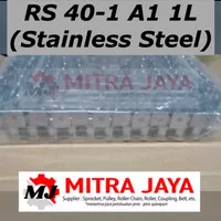 RS 40 A1 1L SS ROLLER CHAIN SINGLE STAINLESS EVERYLINK RANTAI KUPING