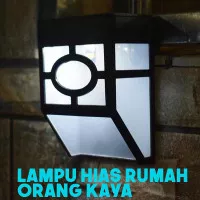 Lampu Hias Dinding LED ORANG KAYA Solar Wall Lamps Outdoor Waterproof