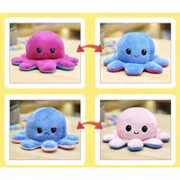 Boneka Octopus dua sisi/ Boneka gurita MOOD bolak balik/ boneka tiktok