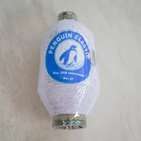 benang karet penguin elastic thread no 37 ice 900 yds per roll
