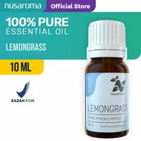 Lemongrass Essential Oil (Minyak Sereh Dapur) - 10ml | 100% Pure