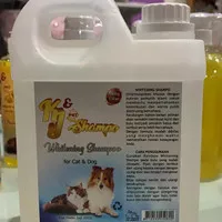 Shampo K&J Shampoo hewan - Sampoo kucing anjing Khusus WHITENING 1L