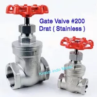 11/4 Gate Valve Stainless Drat SS316 SS 316 Sus 304 screw Kran 1 1/4