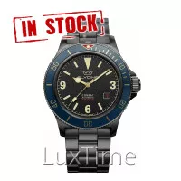 GLYCINE Combat Sub Vintage 42 Black Automatic Swiss Made Watch GL0291