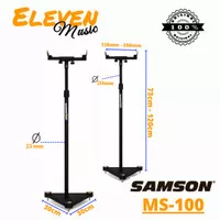 samson ms100 ms-100 ms 100 stand speaker monitor