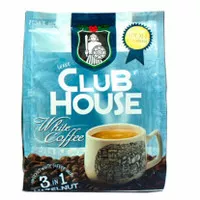 CLUB HOUSE WHITE COFFEE 3 IN 1 HAZELNUT/KOPI CLUB HOUSE HAZELNUT 12 sc