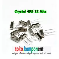 Crystal 12MHz Low Profile 12mhz 12.000mhz 12 mhz 49S