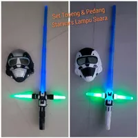 Mainan Set Pedang Star Wars Pedangan Lightsaber Cosplay Anak Starwars