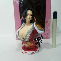 mainan static figure boa hancock bust one piece statue tinggi sekitar