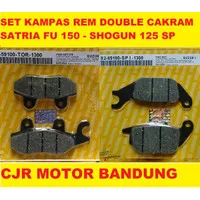 FU Kampas Rem DEPAN BELAKANG motor SATRIA FU 150 SHOGUN 125 SP ASPIRA