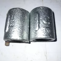Sock/sok/sambungan pipa besi galvanis drat dalam 1/2" inch G Brand
