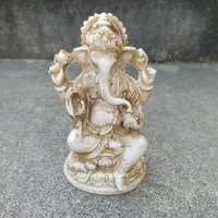 Patung Dewa Ganesha Antik Bahan Resin