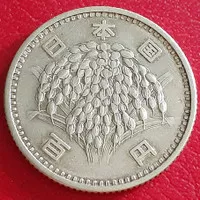 Uang Koin Perak Kuno 100 Yen Showa Jepang Silver Coin