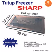 Tutup pintu freser SHARP SJ-M151 SJ-N166 kulkas freezer frezer freeser