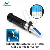 Salinity Refractometer ATC 0-100% Alat Ukur Kadar Garam Refraktometer