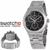 Swatch YVS471G Joes Smile Original Jam Tangan Pria Chrono Sporty