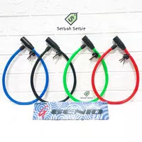 KUNCI KABEL SEPEDA 65 CM CABLE LOCK MOTOR HELM ANTI MALING GEMBOK