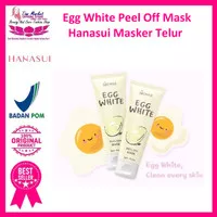 Masker Telur BPOM Hanasui EGG WHITE PEEL OFF MASK Original Asli